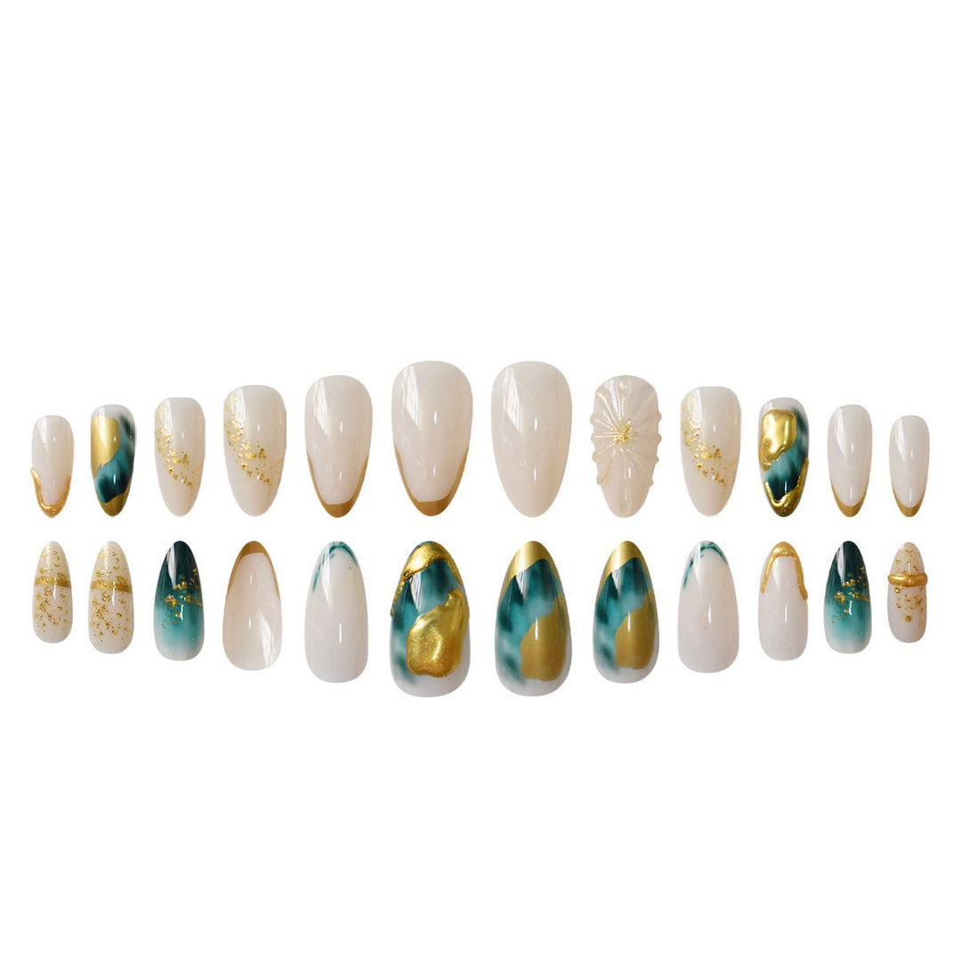 Elegant Artistic Press-On Nail Set Kalsten