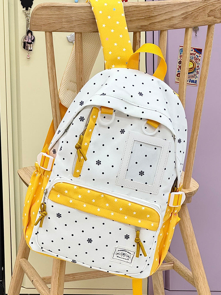 Casual Snowflake Print Backpack Kalsten