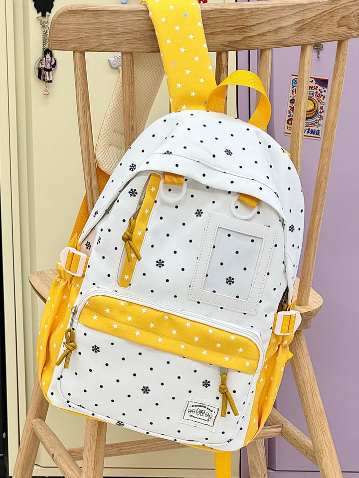 Casual Snowflake Print Backpack Kalsten
