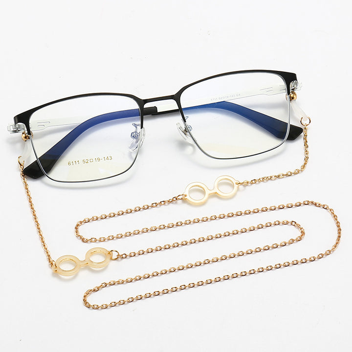 Stylish Eyewear with Decorative Chain Kalsten