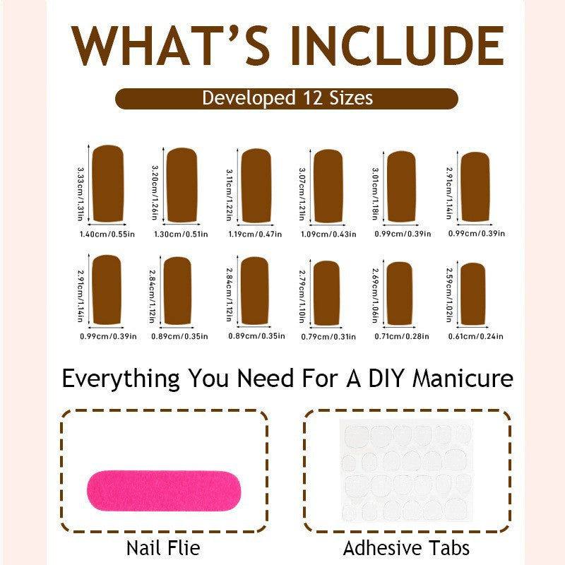 Artificial nail set with elegant flower and leopard accents Kalsten