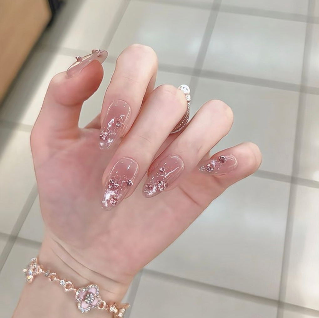 Floral Design Nail Art Extensions
