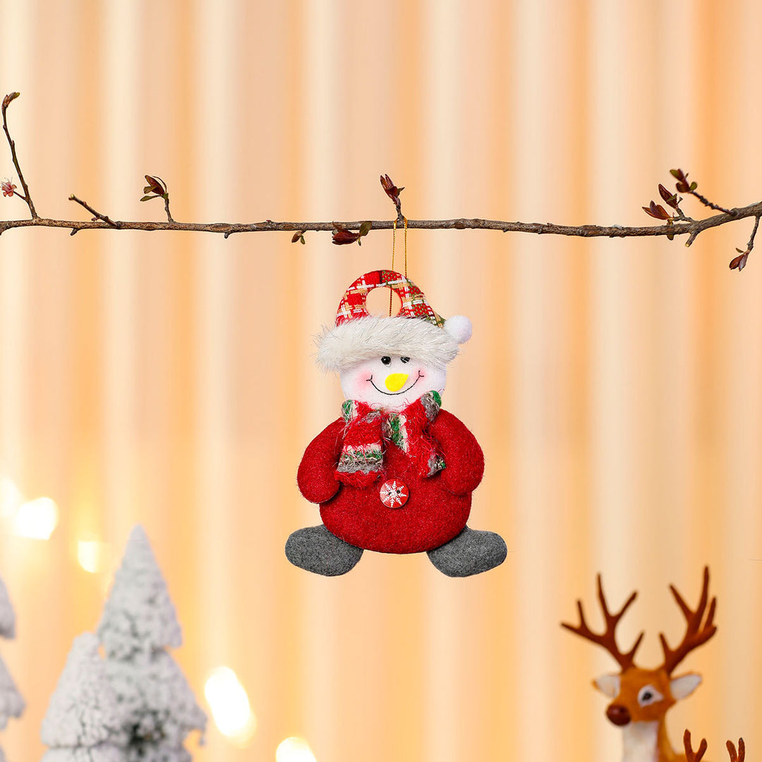 Decorative Plush Snowman Ornament Kalsten
