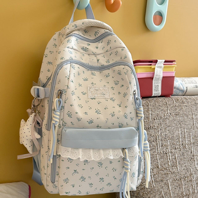 Stylish Floral Patterned Backpack Kalsten