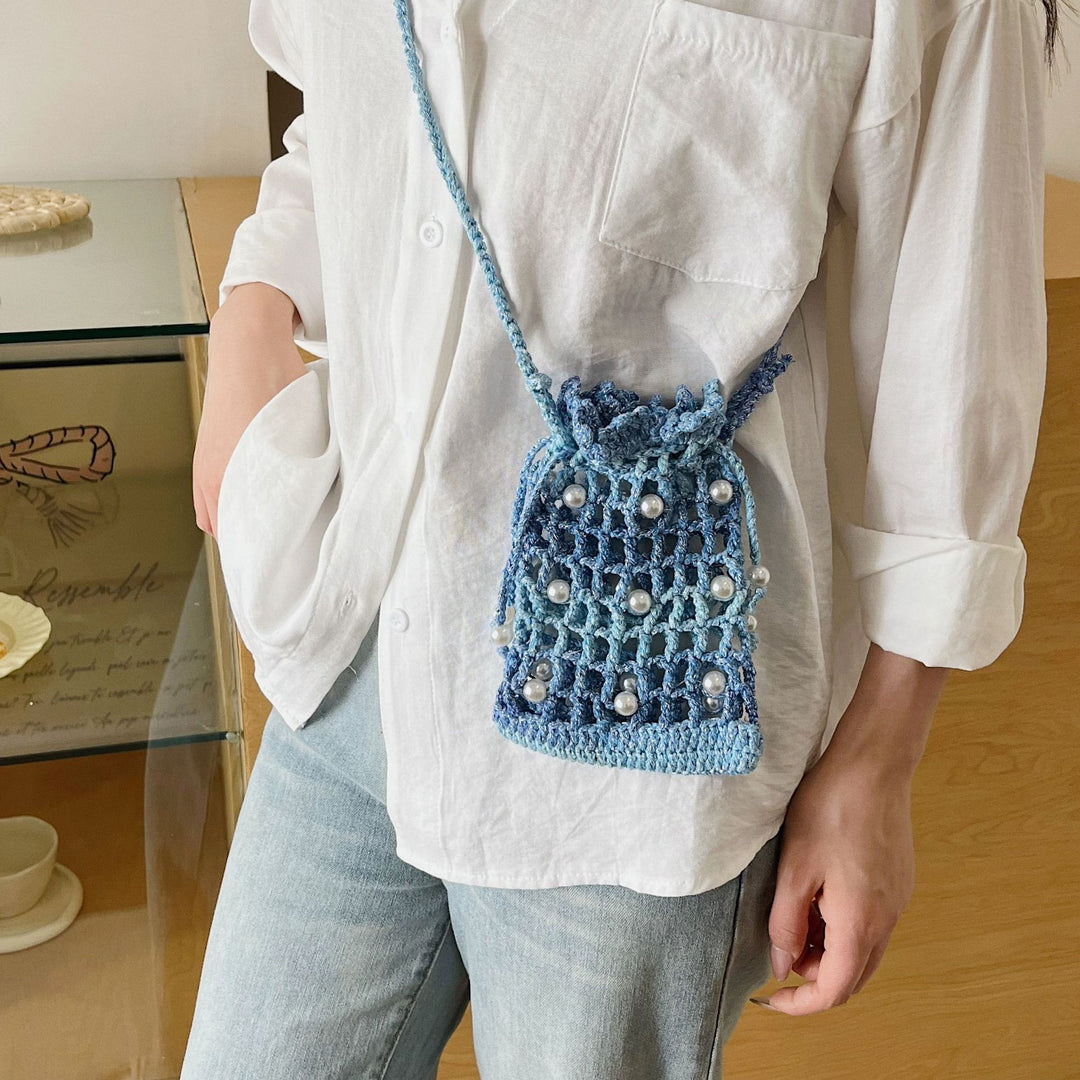 Decorative Crochet Mini Backpack