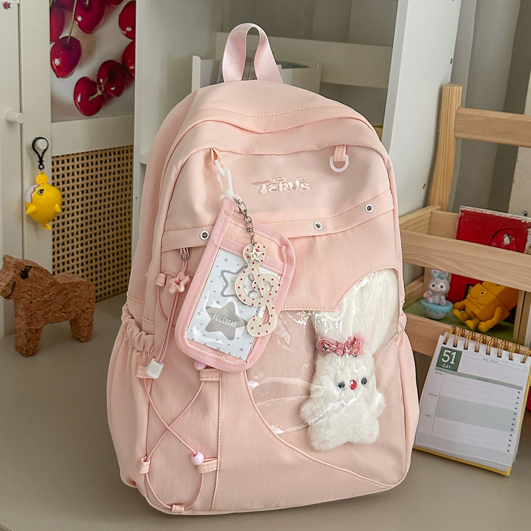 Cute Character-Themed Transparent Backpack Kalsten