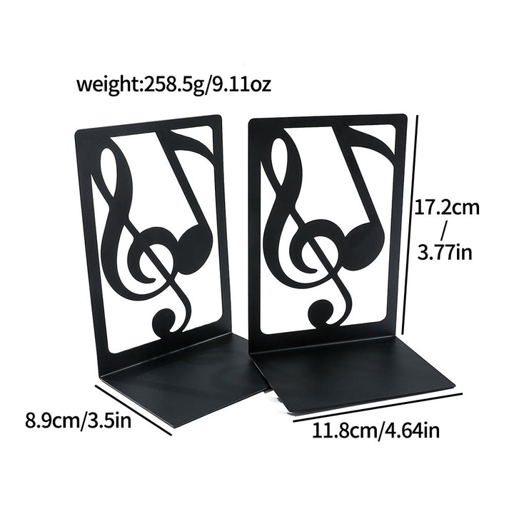 Musical Note Decorative Bookends