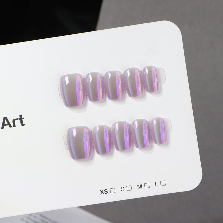 Elegant Glossy Press-On Nail Art Kalsten