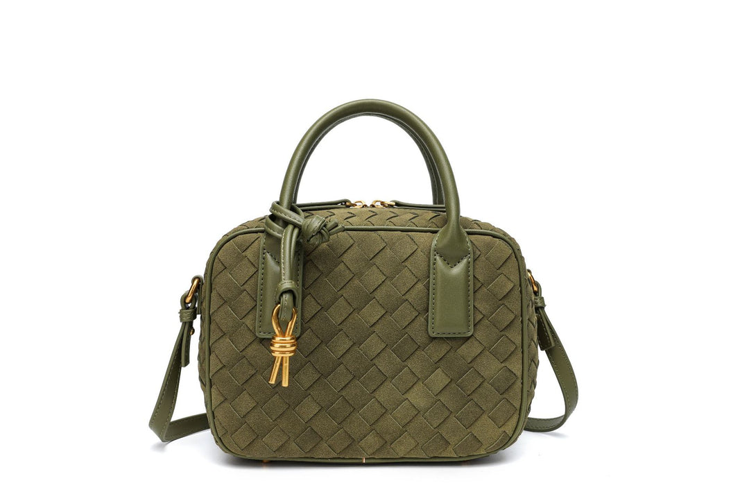 Textured Leather Boutique Handbag Kalsten