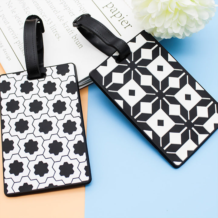 Women's Luggage Tag in Modern Geometric Design Kalsten