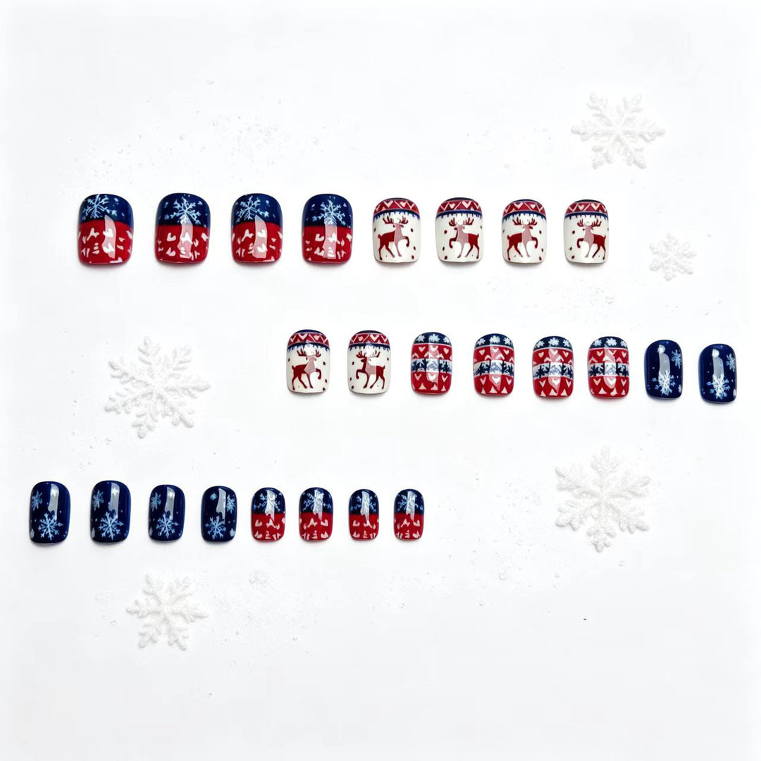 Winter Acrylic Nail Set Kalsten
