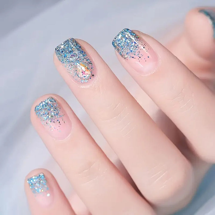 Glitter Ombre Nail Wraps