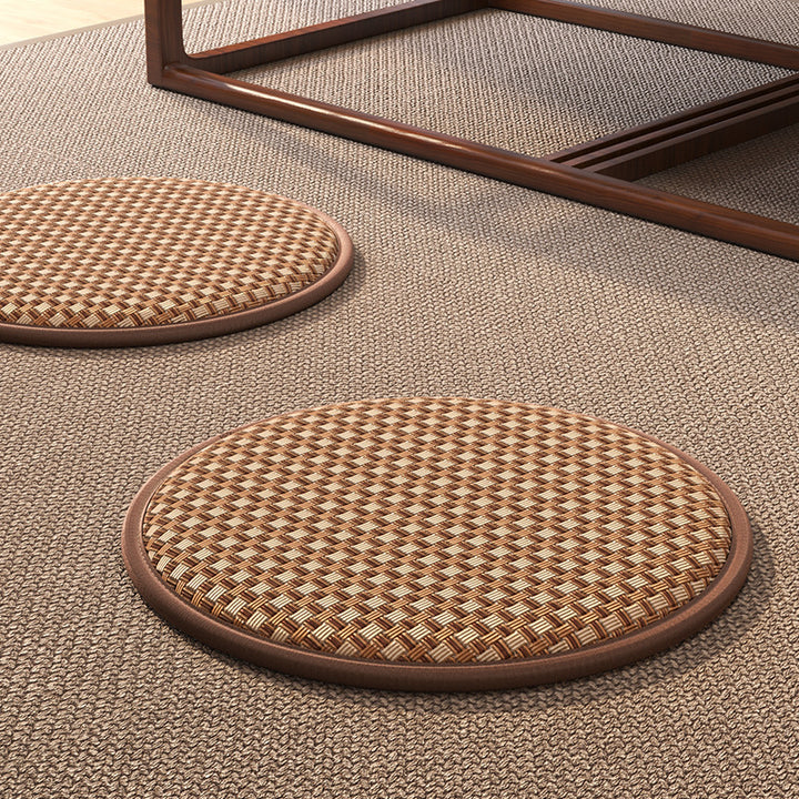 Round Textured Cushioned Floor Mat Kalsten