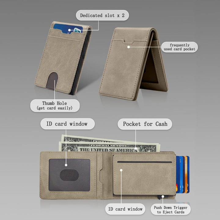 Minimalist RFID-Blocking Leather Cardholder Kalsten