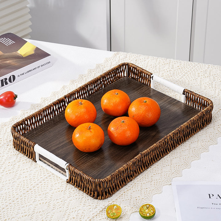 Decorative Woven Serving Tray Kalsten