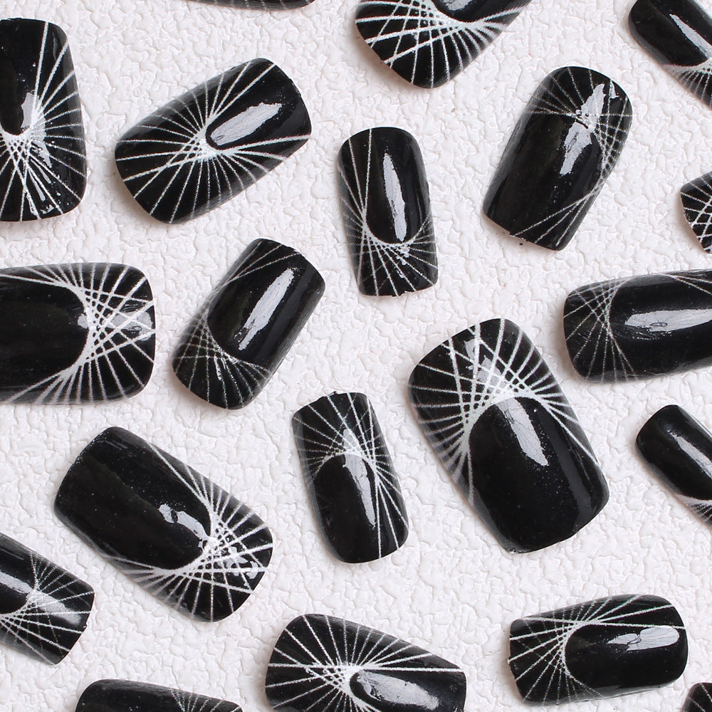 Geometric Patterned Press-On Nails Kalsten
