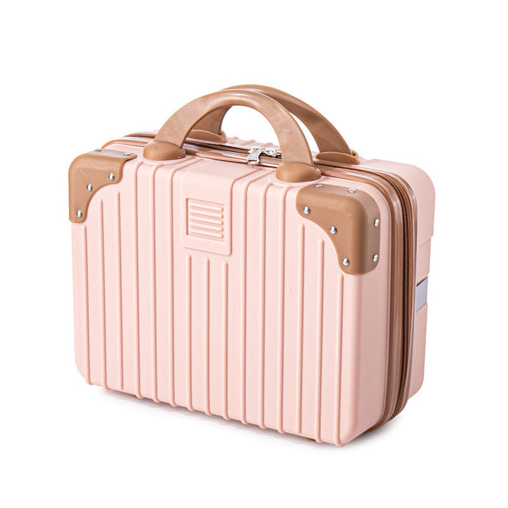 hard-shell cosmetic travel case with double top handles and reinforced corner protectors Kalsten