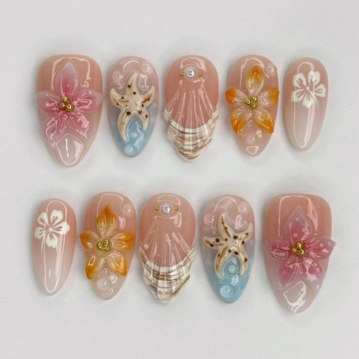 Decorative Artisan Press-On Nails Kalsten