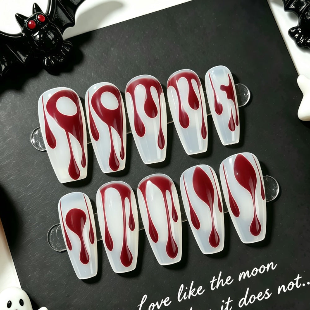 Creative drop design artificial nails Kalsten