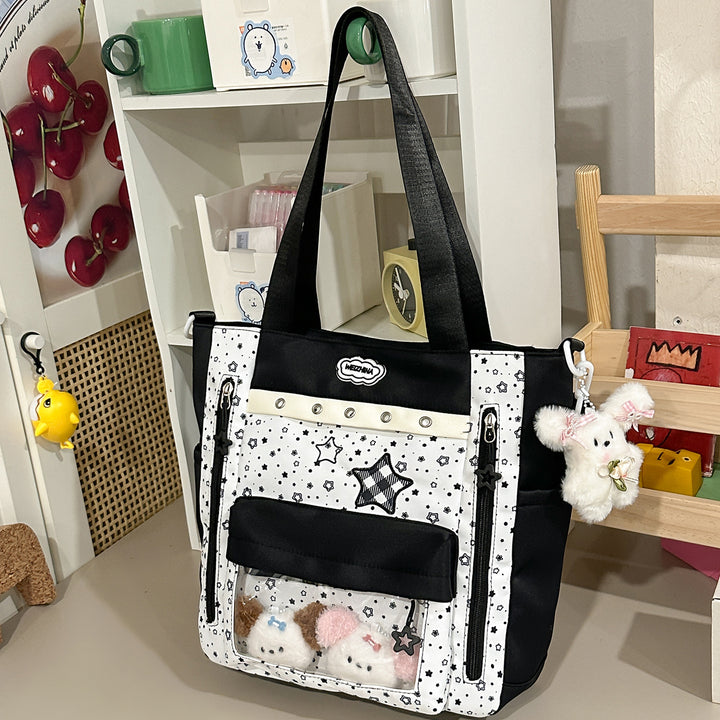 Transparent Pocket Backpack Kalsten