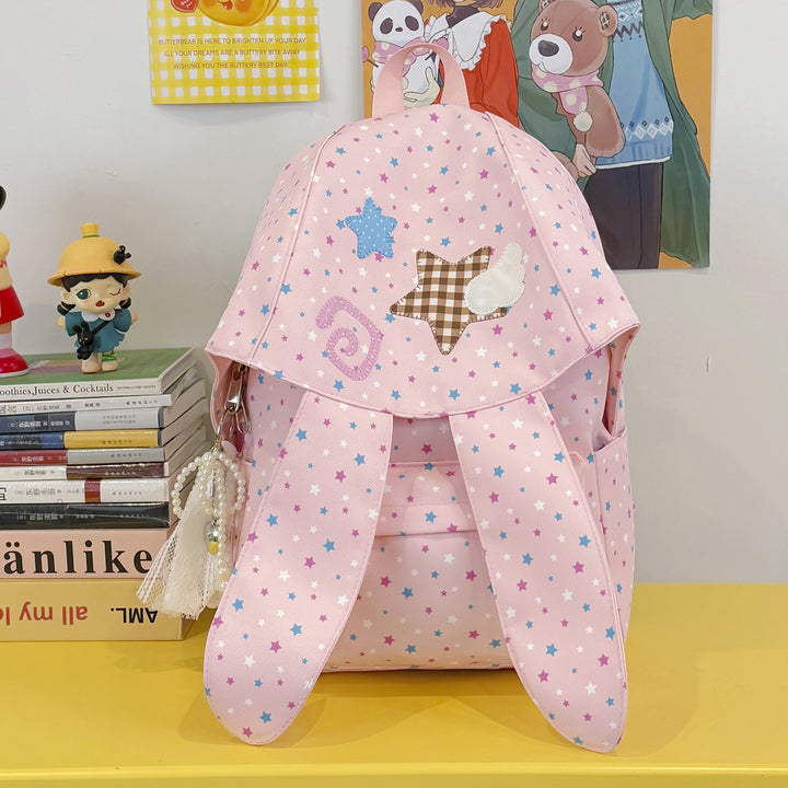 Cute Bunny-Ear Decorative Backpack Kalsten