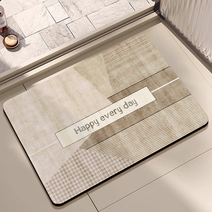 Abstract Pattern Non-Slip Bath Mat Kalsten