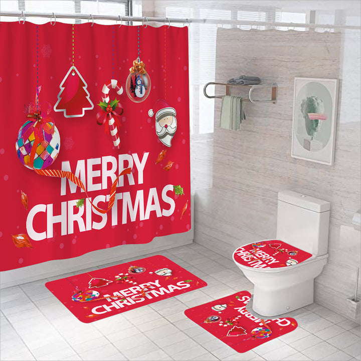 Christmas Themed Bathroom Set Kalsten