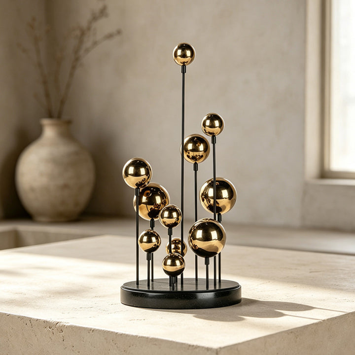 Modern Metallic Kinetic Sculpture