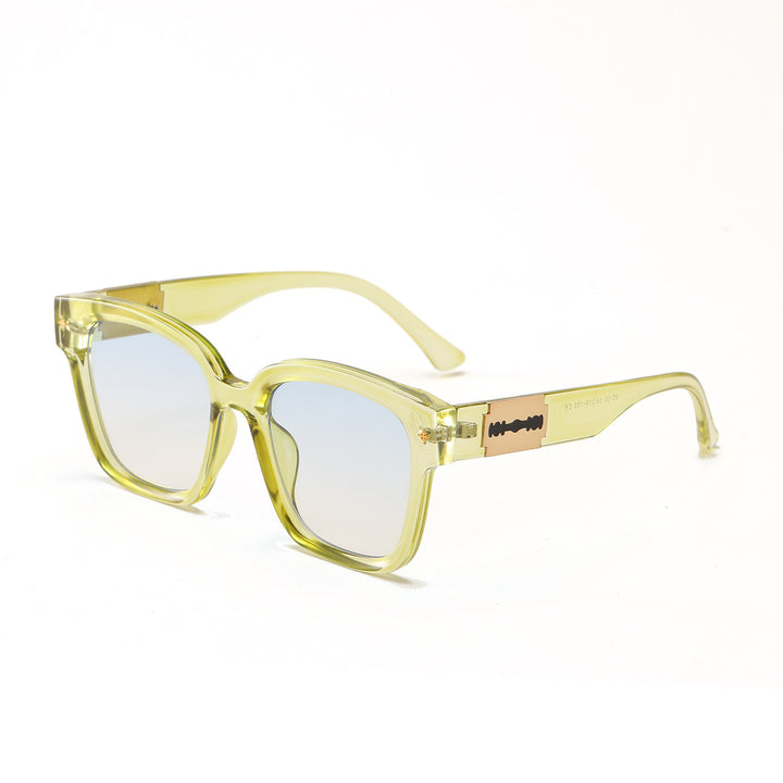 Women's fashionable square sunglasses with transparent frame Kalsten