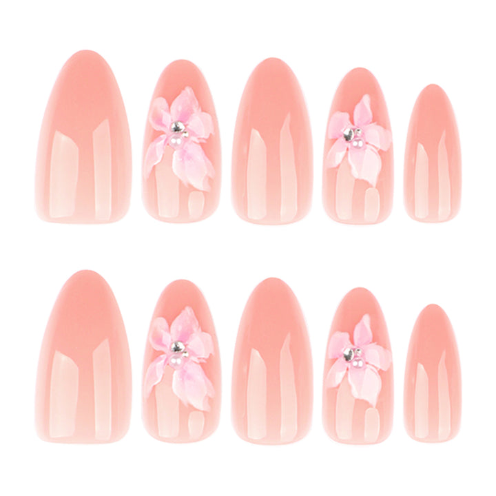 Artistic nail designs with delicate floral accents Kalsten
