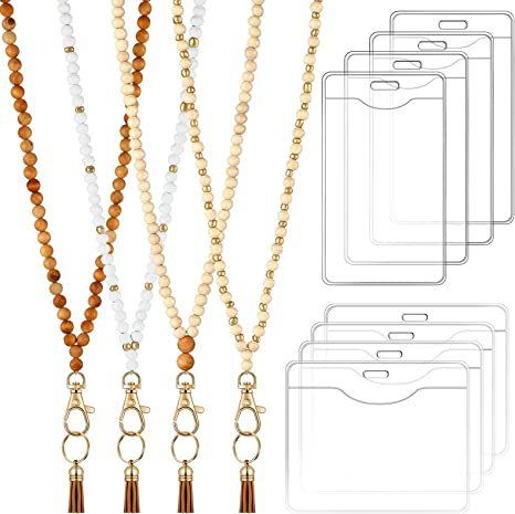 Beaded ID Holder Lanyard Kalsten