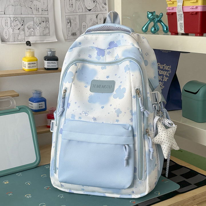 Charming Floral Print Backpack Kalsten