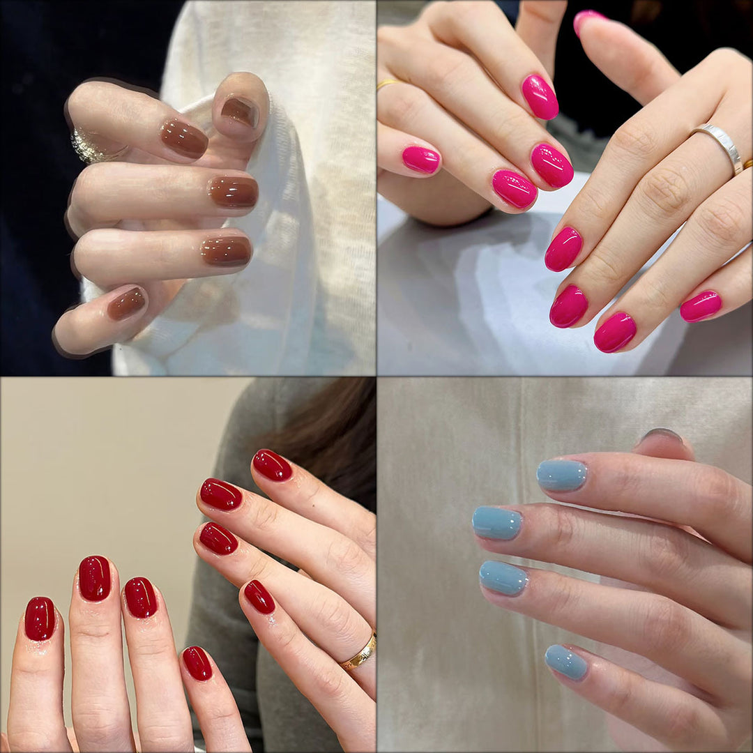 Glossy Nail Art Extensions