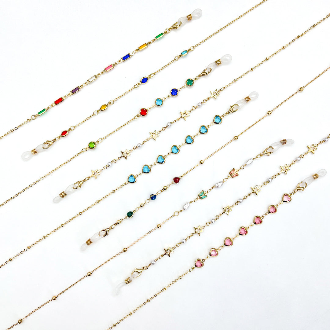 Star-Embellished Eyewear Retainer Chain Kalsten