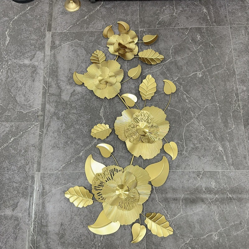 Decorative Metal Flower Wall Sculpture Kalsten