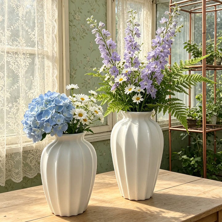 Sculptural Textured Decorative Vase Kalsten