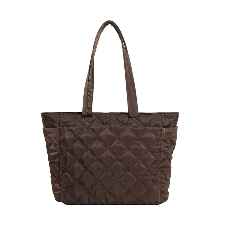 Insulated Quilted Tote Bag