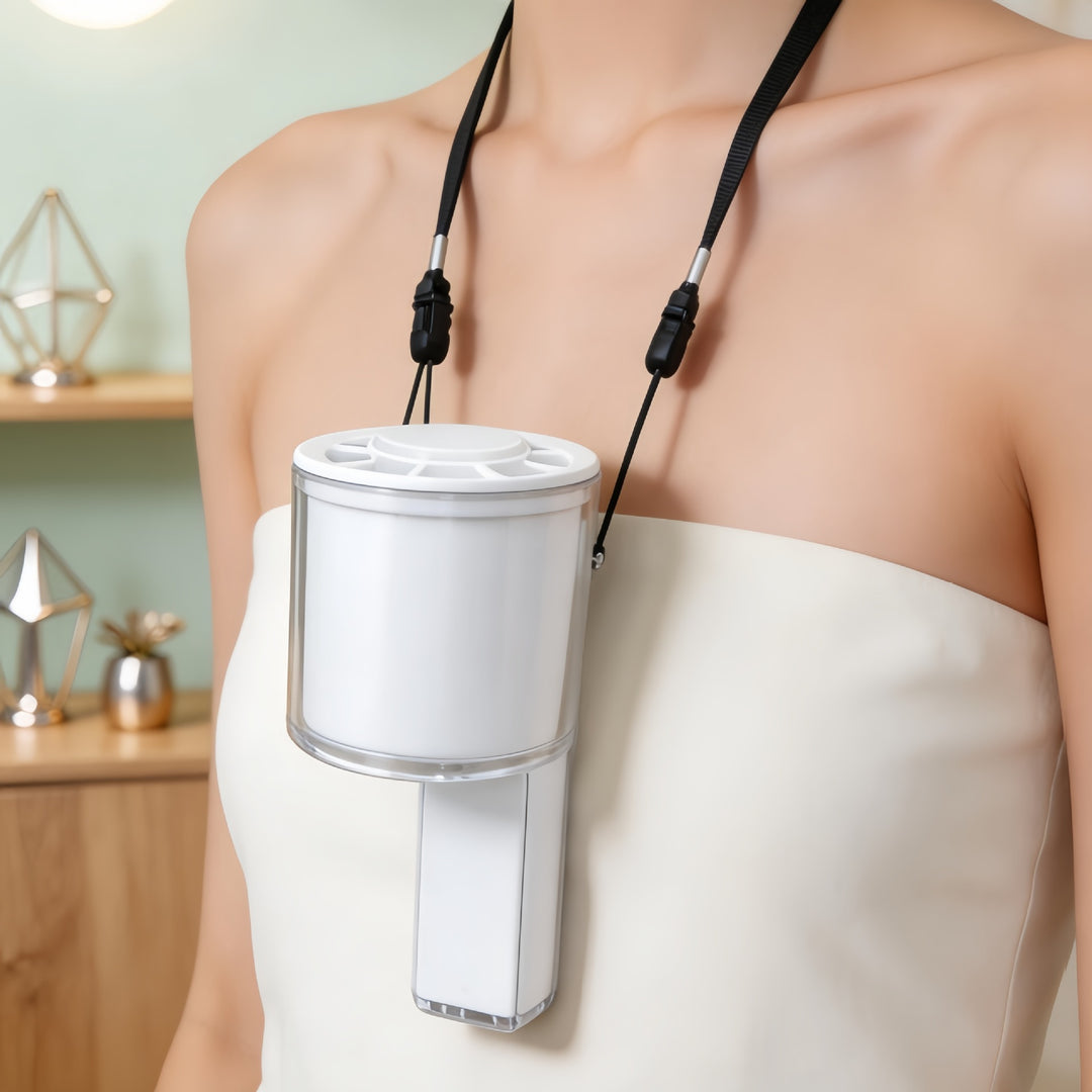Women Portable Hand Fan with LED Display Kalsten