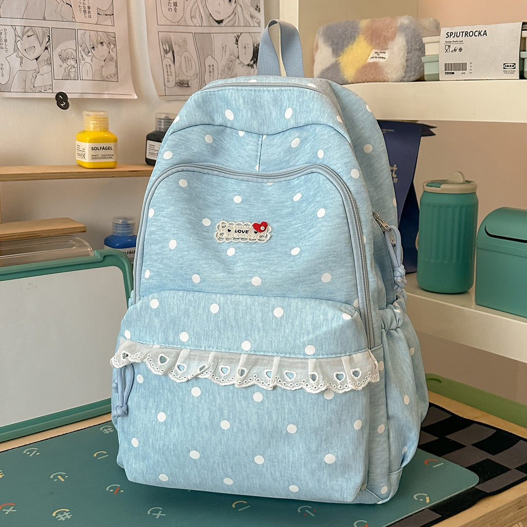 Trendy Star-Print School Backpack Kalsten