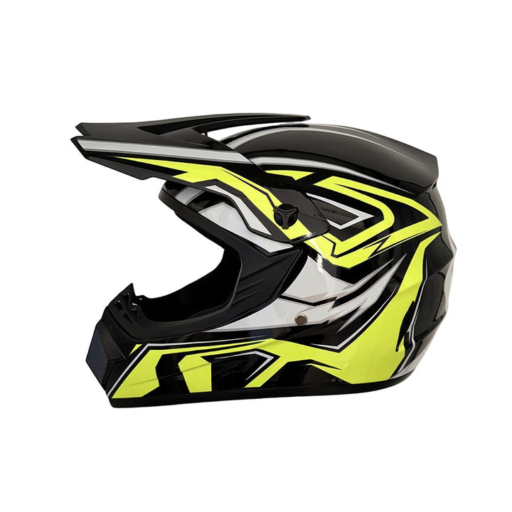 full-face motocross helmet with extended visor and reinforced chin guard Kalsten