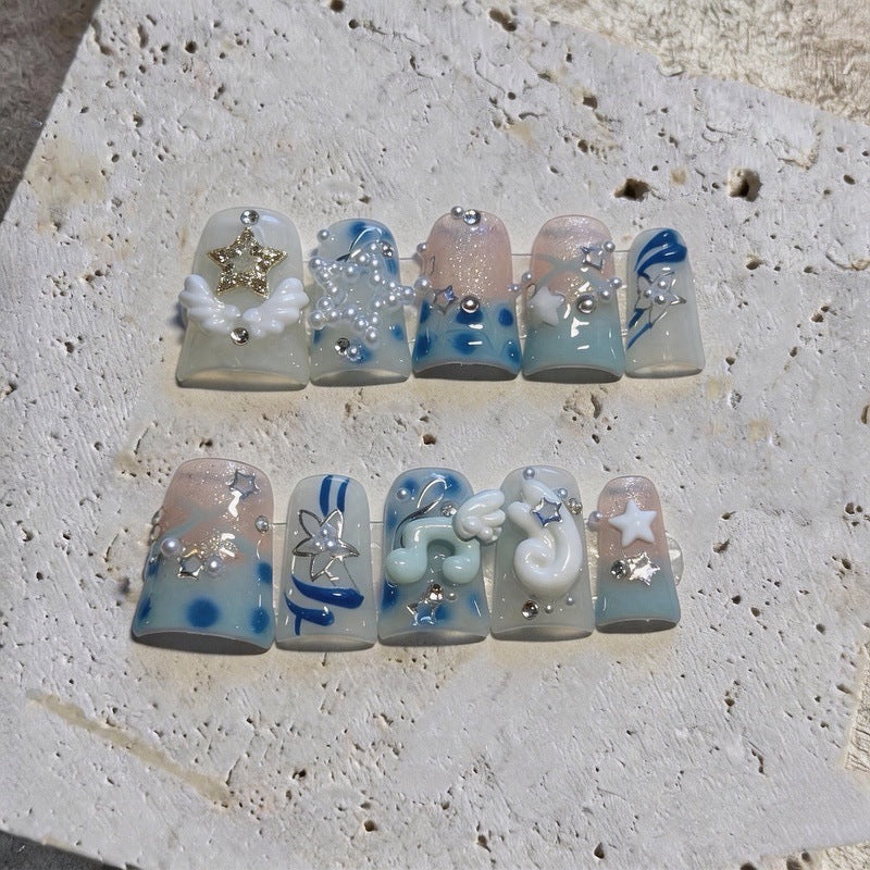 Decorative Themed Press-On Nail Art Set