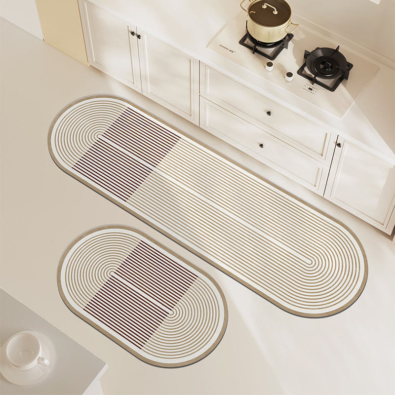 Modern Geometric Kitchen Runner Mat