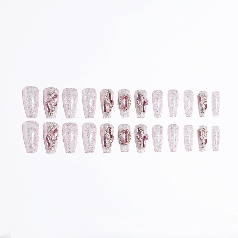 Glamorous nail art set with crystal decoration Kalsten