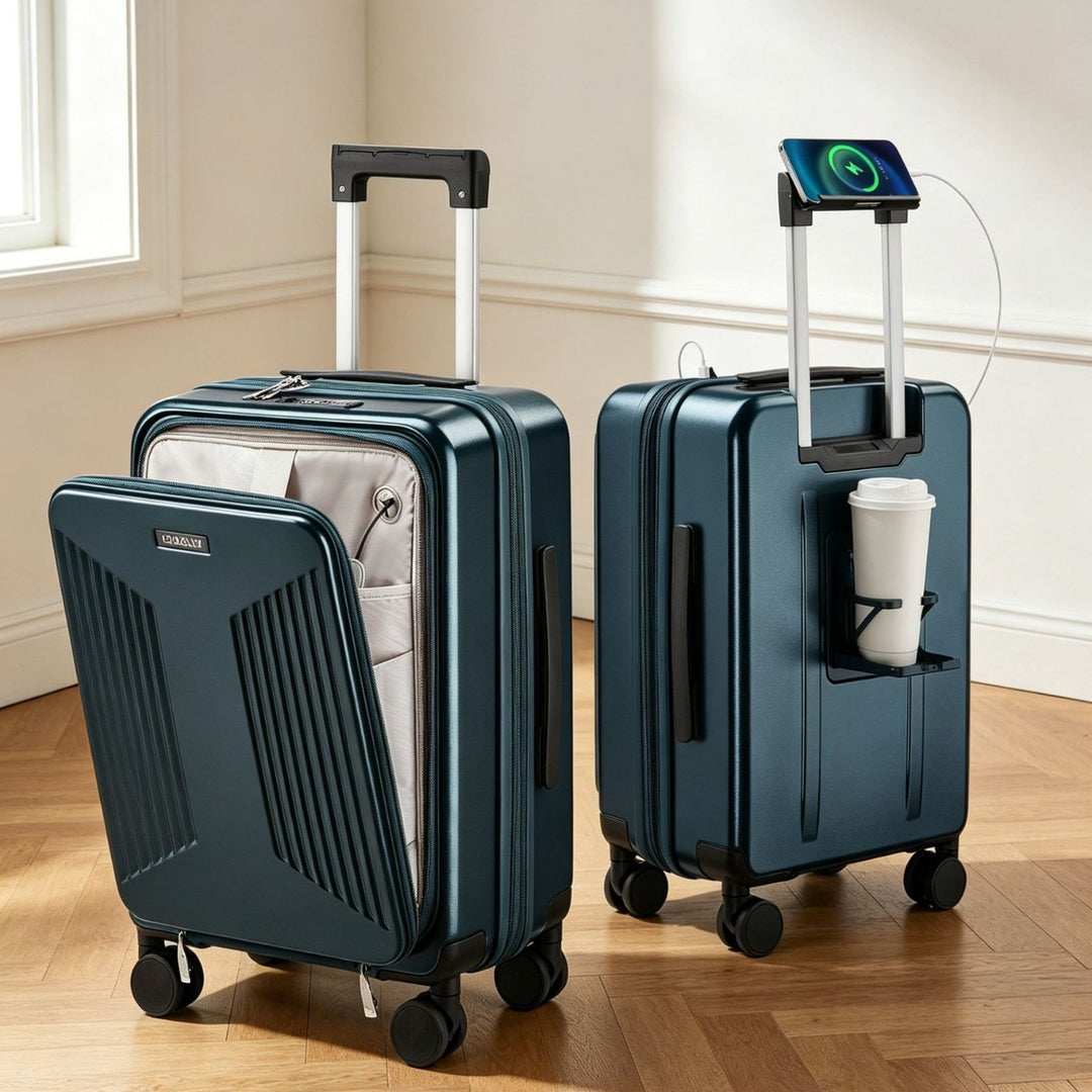 Unisex Smart Charging Hard Shell Trolley Luggage Kalsten