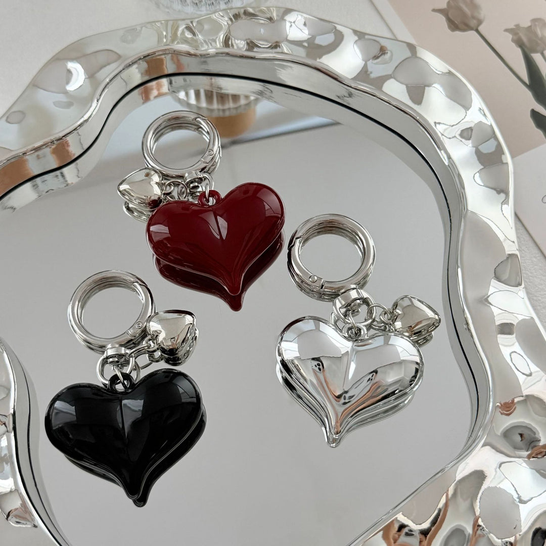 Heart-Shaped Pendant Keychain Kalsten