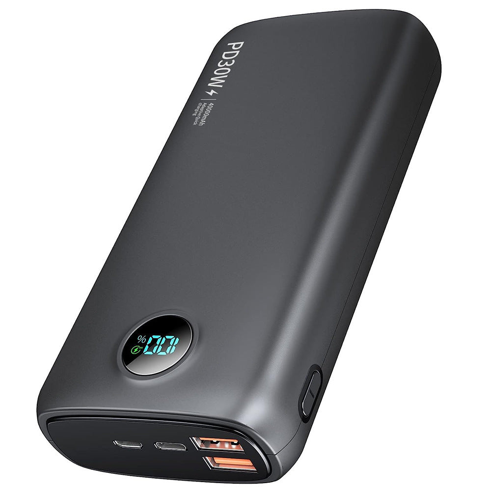 Portable power bank with digital LED display and flashlight function Kalsten