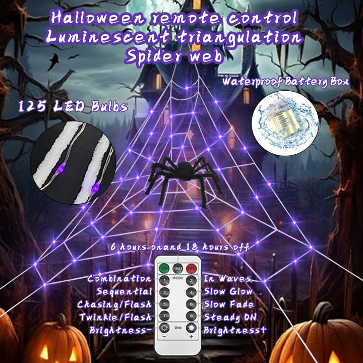 LED Decorative Spider Web Lights Kalsten