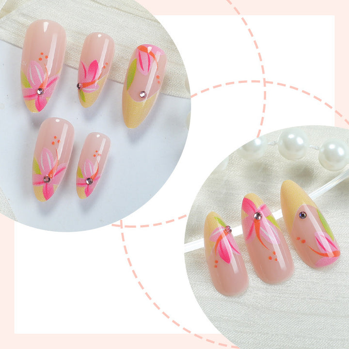 Elegant Floral Nail Art Set Kalsten