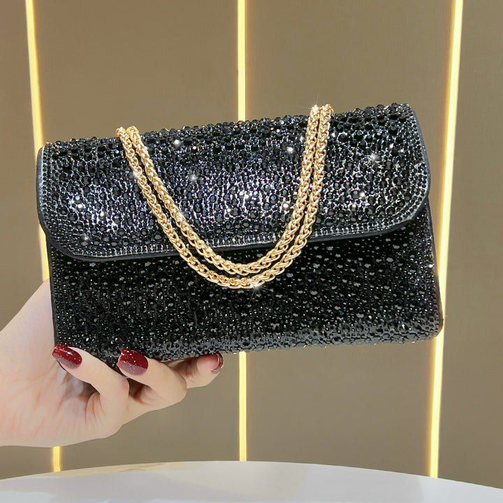 Rhinestone-Encrusted Evening Clutch