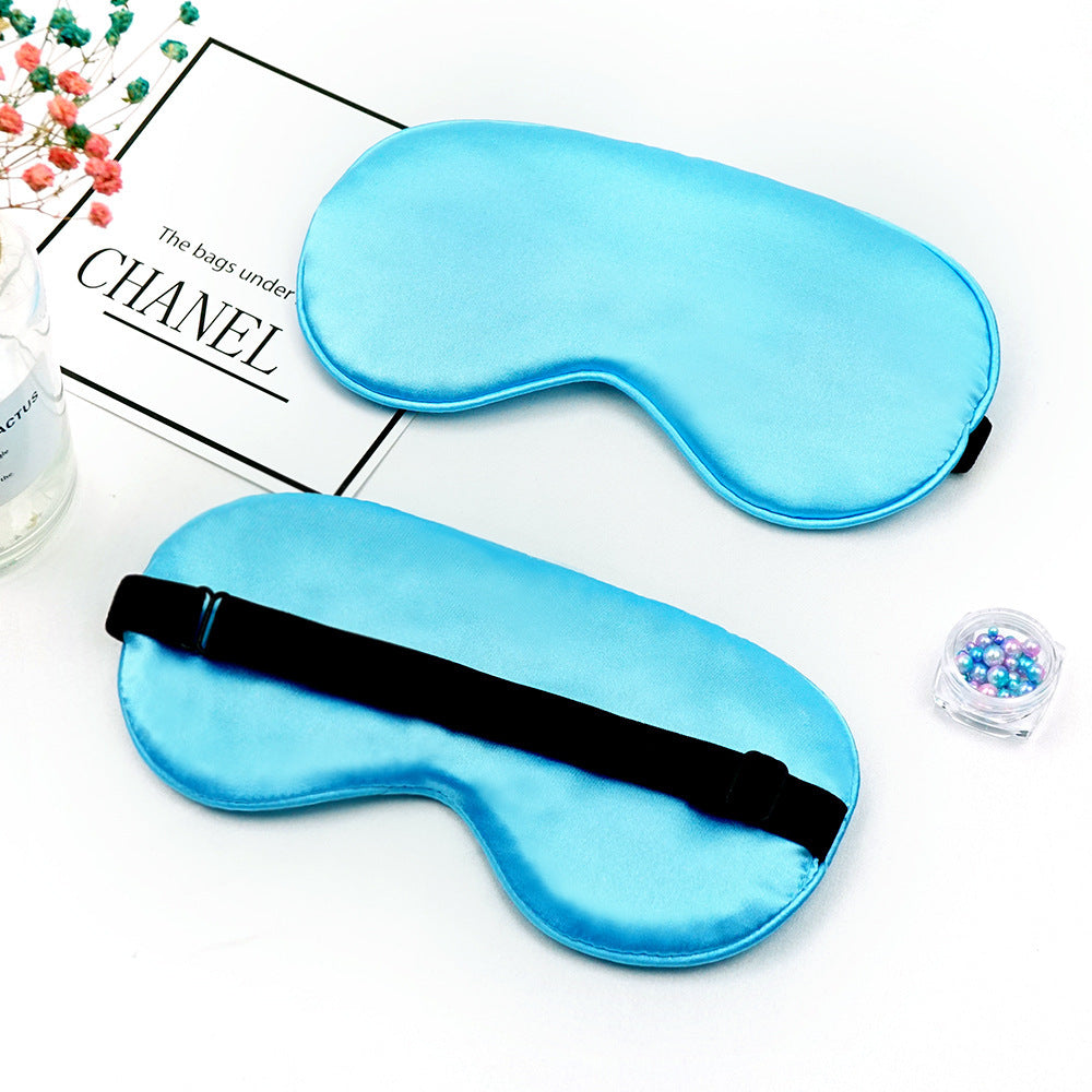 Unisex nan luxurious satin sleep mask with anatomical contour and adjustable elastic band Kalsten
